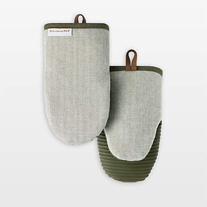 KitchenAid Design Series Mini Oven Mitts, Set of 2