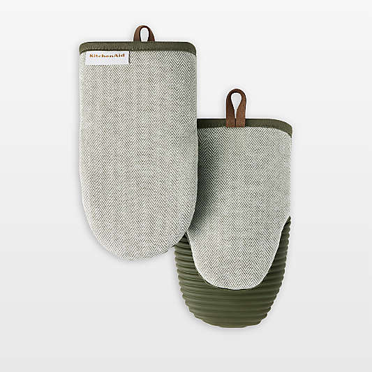 KitchenAid Design Series Mini Oven Mitts, Set of 2