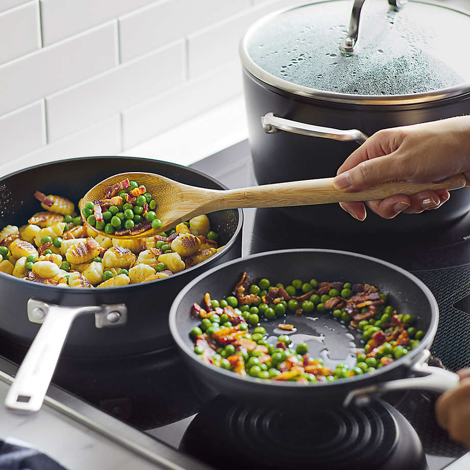 KitchenAid 11-Piece Hard-Anodized Aluminum Cookware Set + Reviews | Crate & Barrel