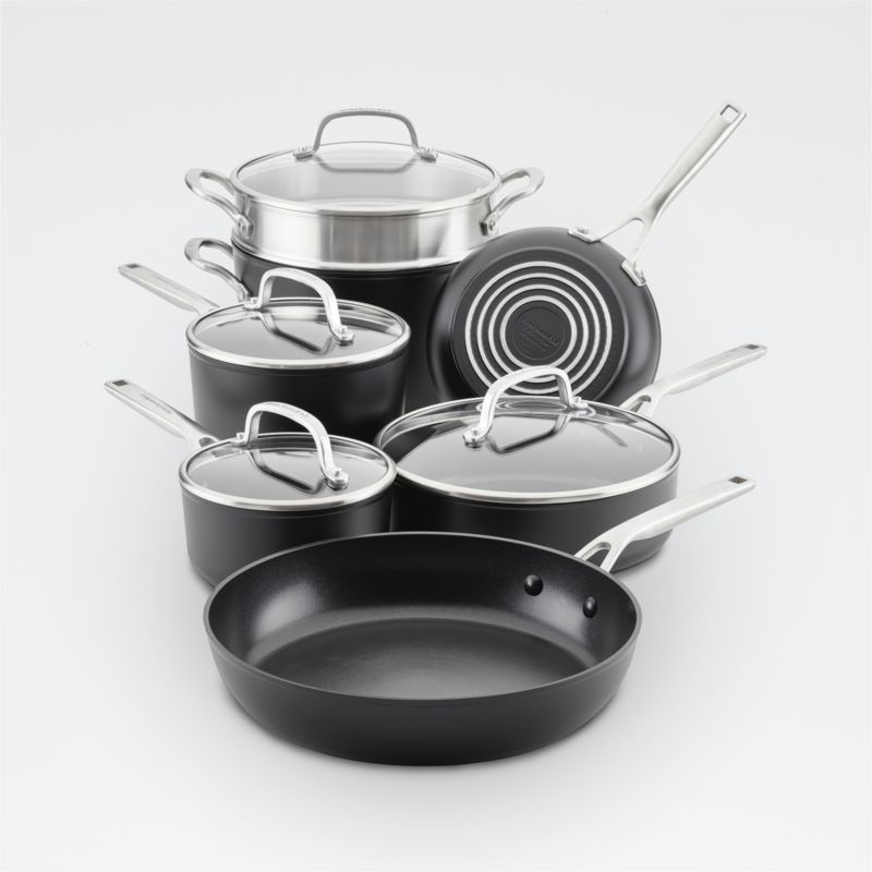 KitchenAid ® 11-Piece Hard-Anodized Non-Stick Cookware Set - image 0 of 7