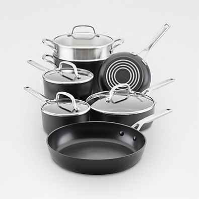 View KitchenAid ® Hard-Anodized Non-Stick 11-Piece Cookware Set details