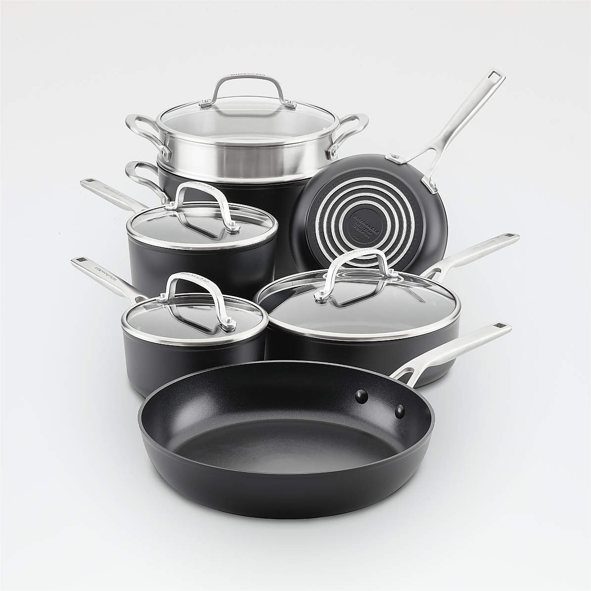 Choice 6-Piece Aluminum Cookware Set with 3.75 Qt. Sauce Pan, 5 Qt
