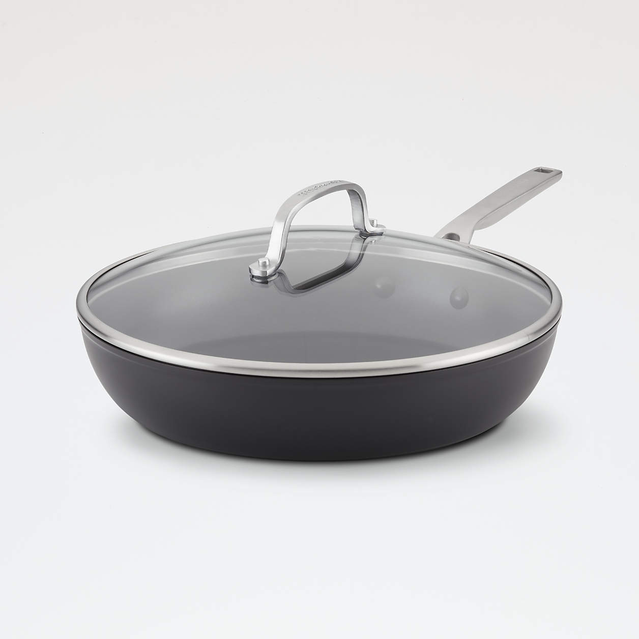 Kitchenaid Hard Anodized 12.25 Fry Pan With Lid 