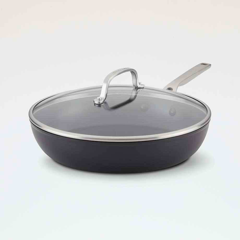 GP5 Stainless Steel 12 Frypan with Lid, Champagne Handles
