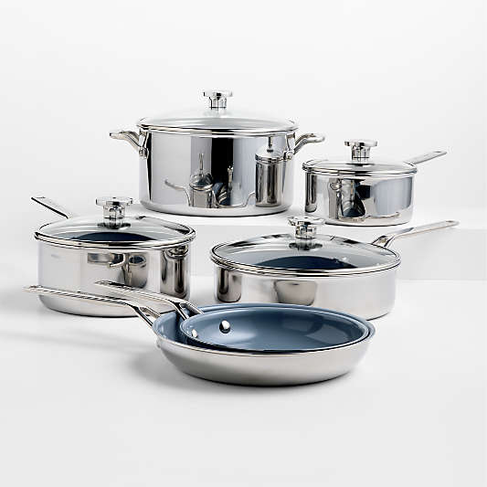 KitchenAid ® Design Series Luminaire Ceramic Nonstick 5-Ply 10-Piece Cookware Set