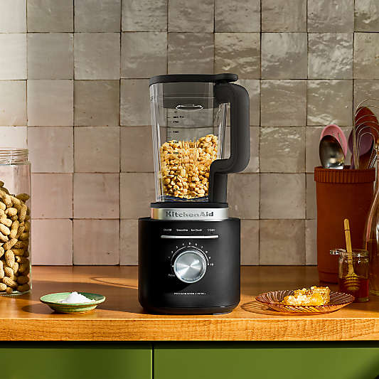 KitchenAid ® Matte Black Pure Power Blender with Glass Jar