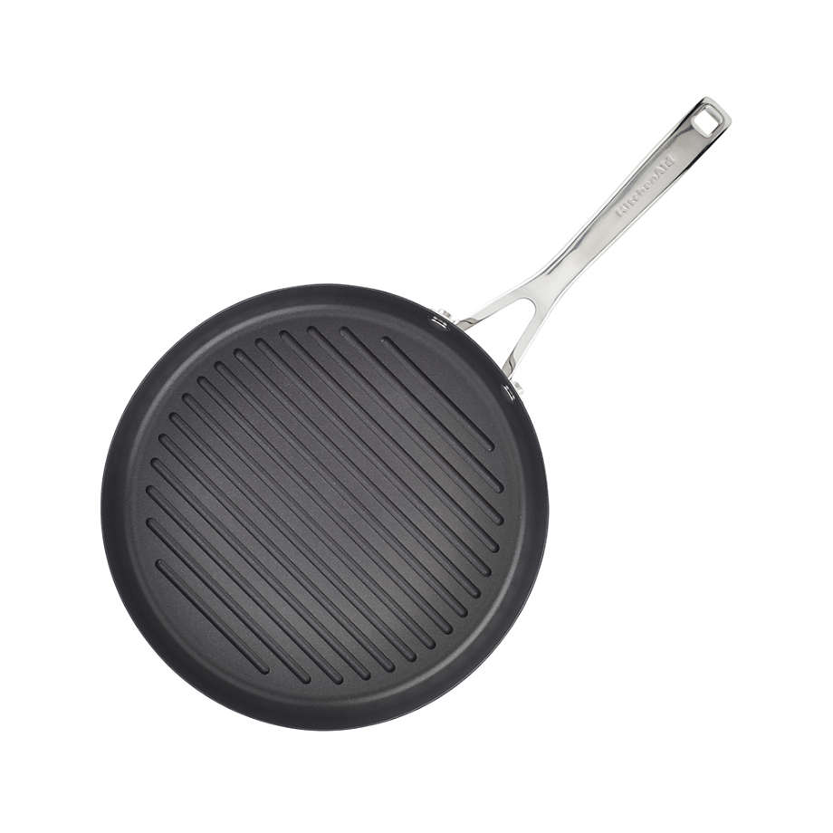 Kitchenaid Grill Pan, Nonstick, Stainless Steel, 10.25 Inch