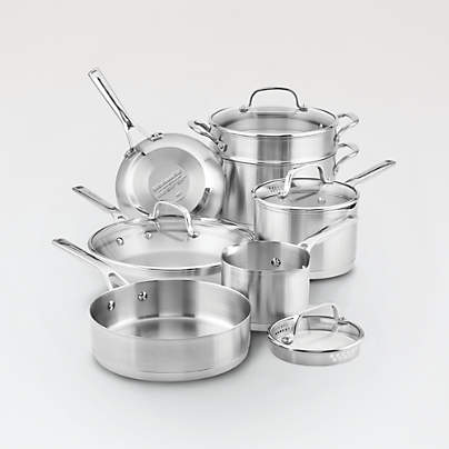 KitchenAid ® Stainless Steel 11-Piece Cookware Set