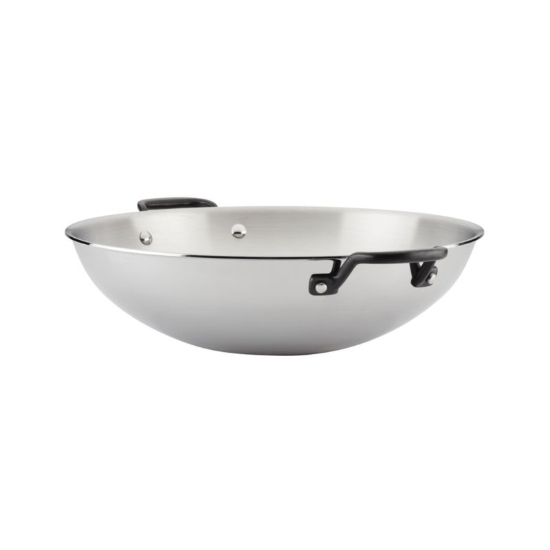 KitchenAid ® Stainless Steel 5-Ply 15" Open Wok - image 3 of 6