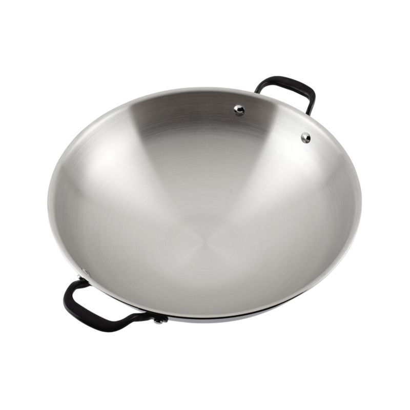 KitchenAid ® Stainless Steel 5-Ply 15" Open Wok - image 5 of 6