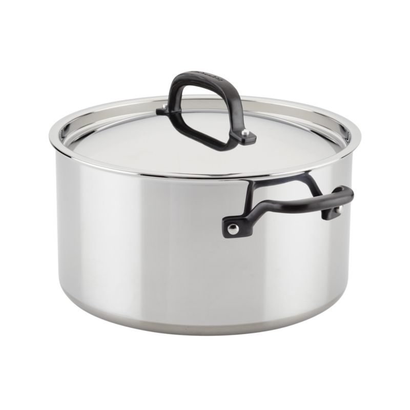 KitchenAid ® Stainless Steel 5-Ply 7-Qt. Covered Stockpot - image 3 of 6