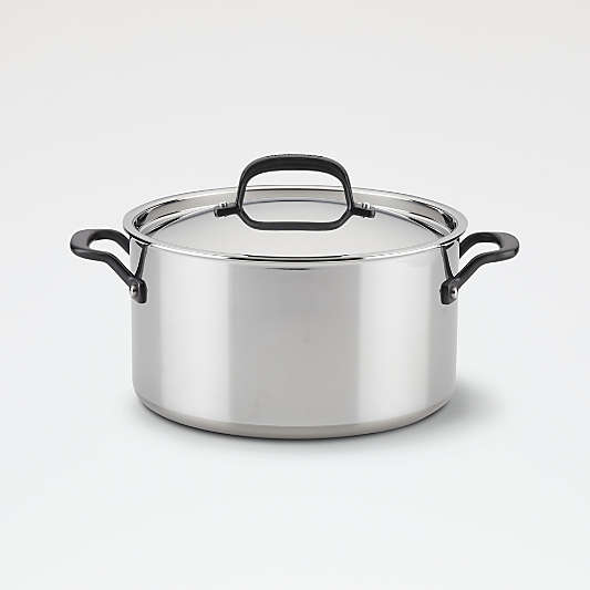 KitchenAid ® Stainless Steel 5-Ply 8-Qt. Covered Stockpot