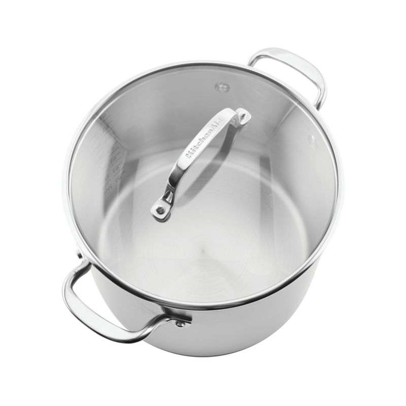 KitchenAid ® Stainless Steel 8-Qt. Covered Stockpot - image 4 of 7