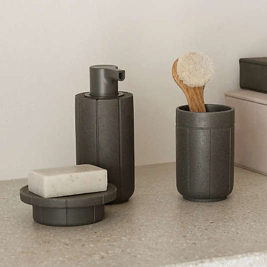 Kua Soap Dispenser and Tumbler Set in Magnet