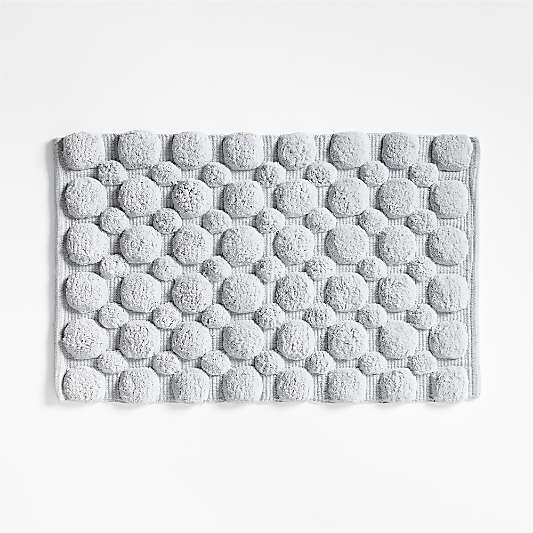 Kupla Grey Cotton Bath Rug