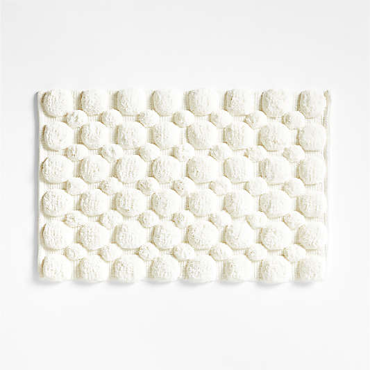 Kupla Ivory Cotton Bath Rug
