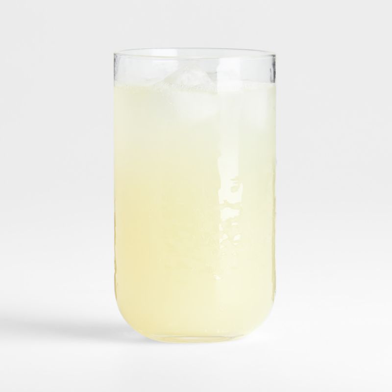 Kuruwa Clear Hammered Glass Tumbler by Eric Adjepong