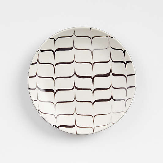 Kyoto Black-and-White Appetizer Plate