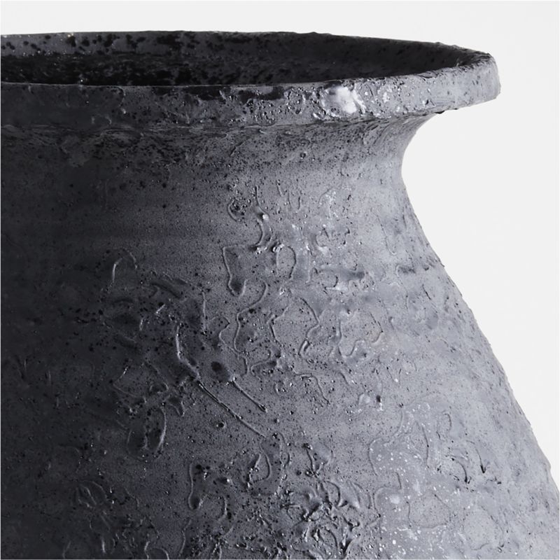 Kyoto Black Ceramic Vase 20" - image 9 of 10