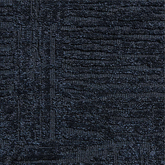 Kyoto Performance Handwoven Blue Rug Swatch 12"x18"