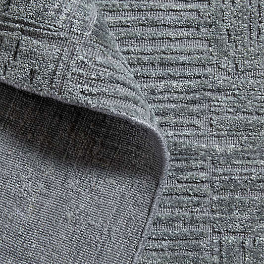 Kyoto Performance Handwoven Grey Area Rug