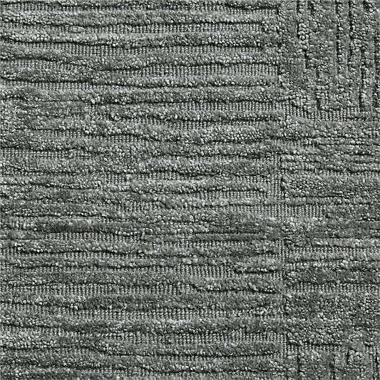 Kyoto Performance Handwoven Grey Rug Swatch 12"x18"