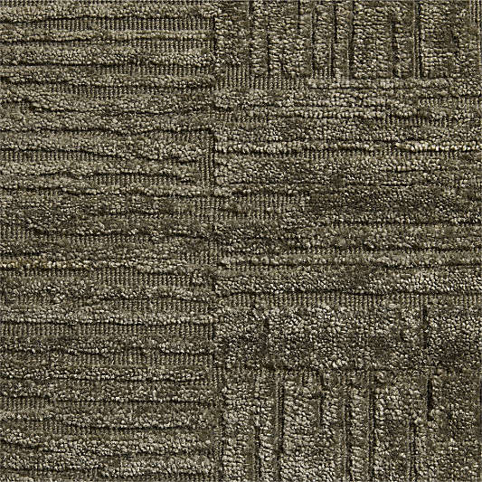 Kyoto Performance Handwoven Green Rug Swatch 12"x18"