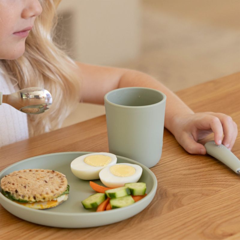 Lalo Sage Green Big Bites Starter Toddler Dinnerware Set - image 1 of 6