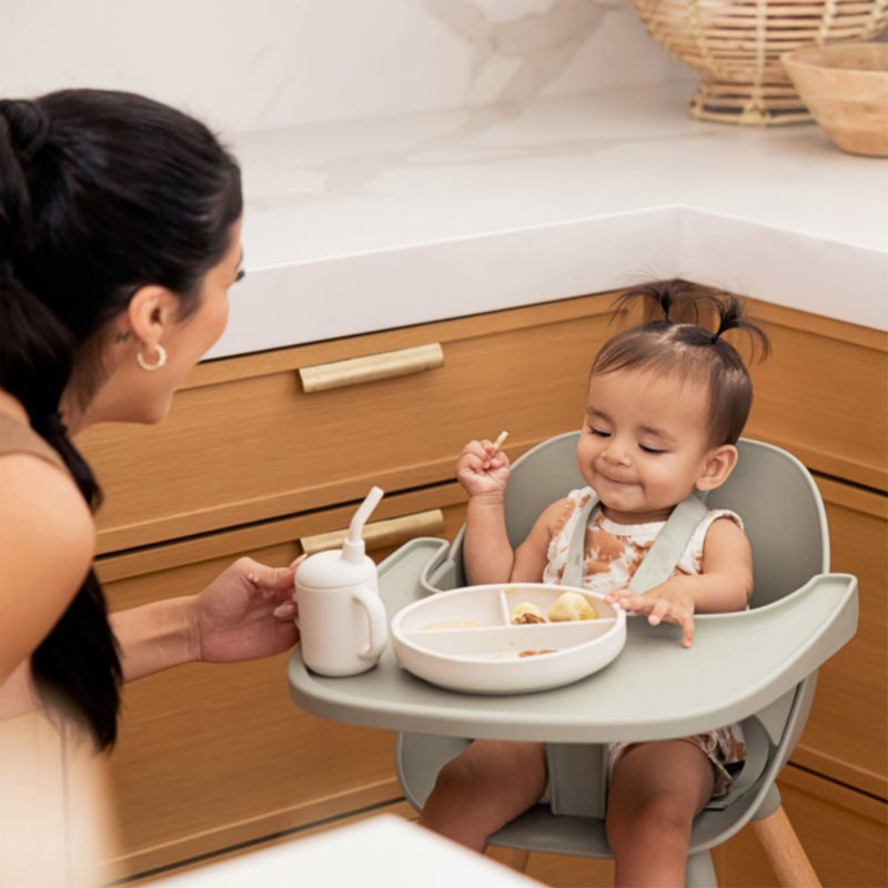 Lalo Oatmeal White First Bite Full Baby Feeding Set - image 2 of 10