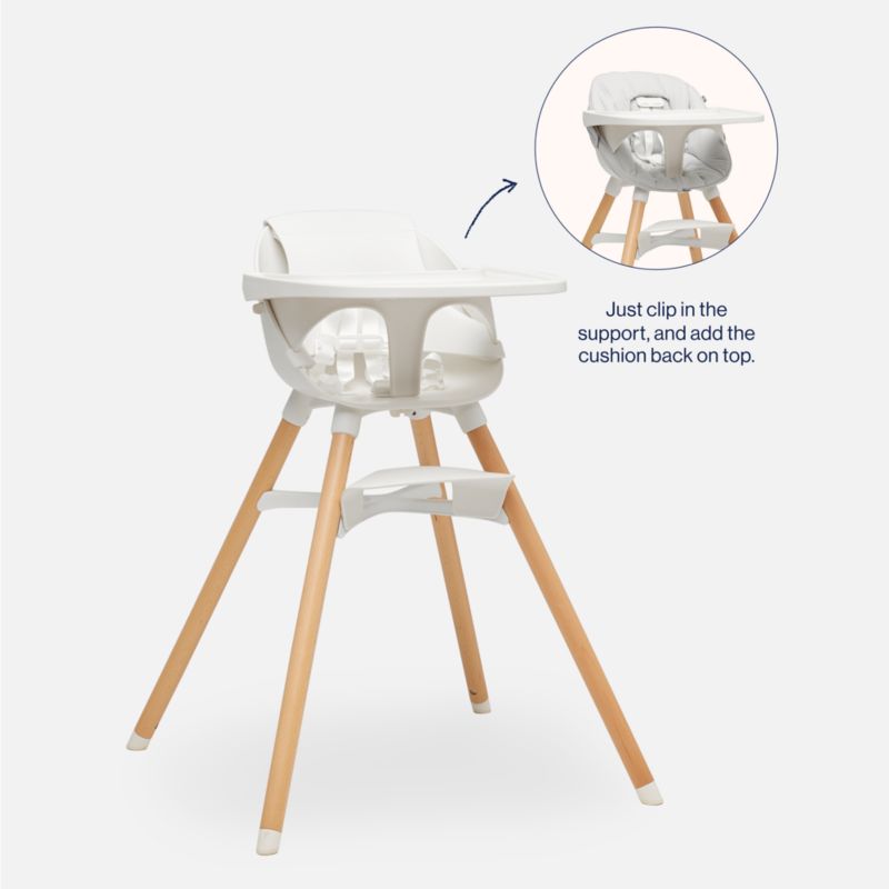 Lalo Infant Coconut White High Chair Support - image 3 of 4