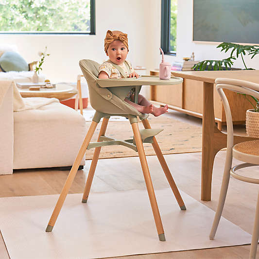 Lalo Grey Wickerwork Splat Mat