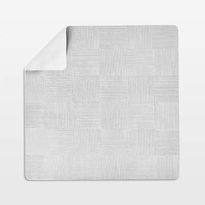 Lalo Grey Wickerwork Splat Mat