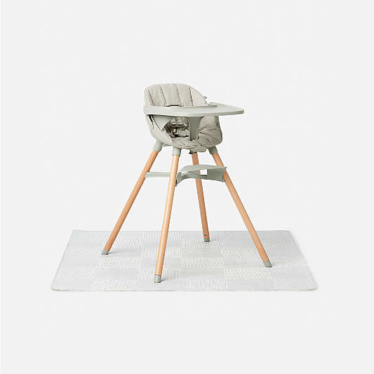 Lalo Sage Green Wickerwork Splat Mat