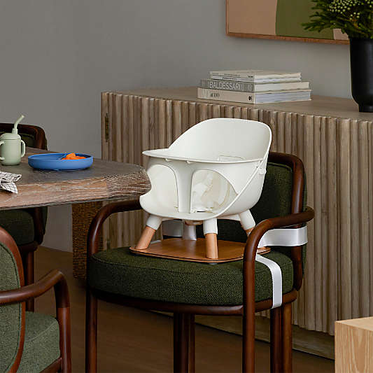 Lalo The Booster Toddler Coconut White Booster Seat