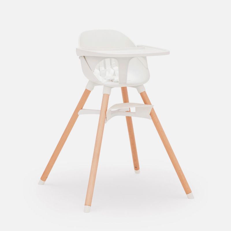 Lalo The Chair 3-in-1 Baby Coconut White High Chair - image 7 of 11