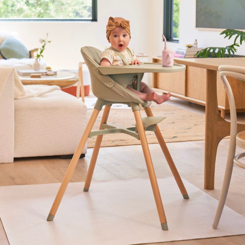 Lalo The Chair 3-in-1 Sage Green Baby High Chair - image 3 of 11