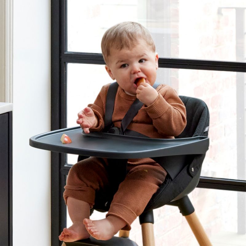 Lalo The Cushion Baby High Chair Licorice Black Cushion - image 1 of 4