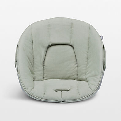 View Lalo The Cushion Sage Green Baby High Chair Cushion details