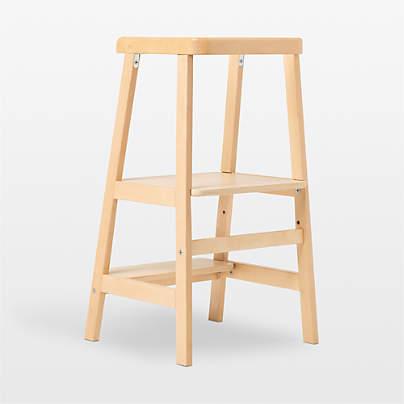Lalo The Tower Natural Toddler Step Stool