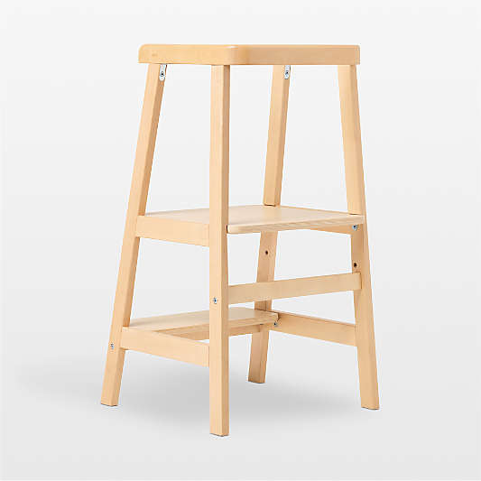 Lalo The Tower Natural Toddler Step Stool