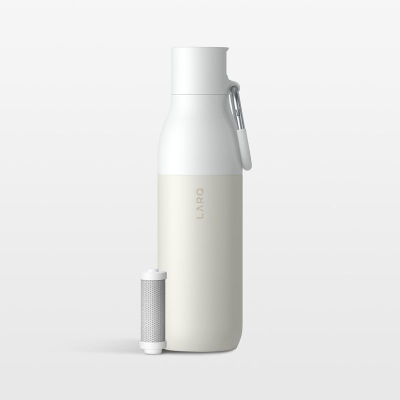 LARQ Self Cleaning Water Bottle 17 oz. Granite White