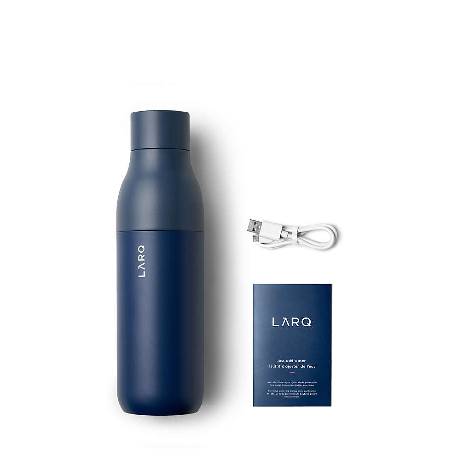 LARQ PureVis Monaco Blue 25-Oz. Self-Cleaning Water Bottle +