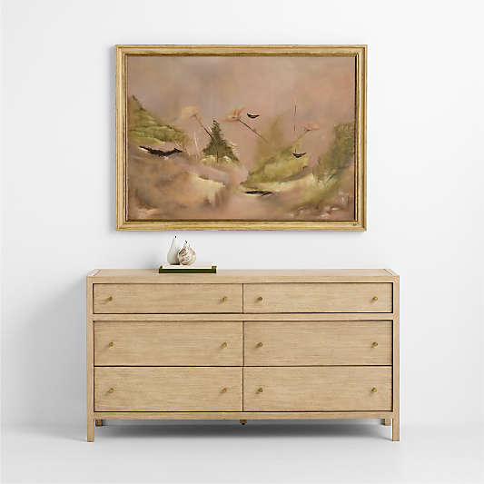 "Let's Walk The Path" by Lindsay Browning 54" x 40" Framed Wall Art Print