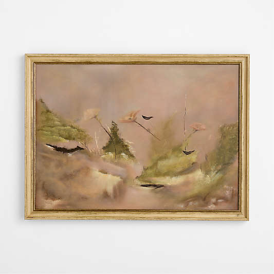 Let's Walk The Path by Lindsay Browning 54" x 40" Framed Wall Art Print