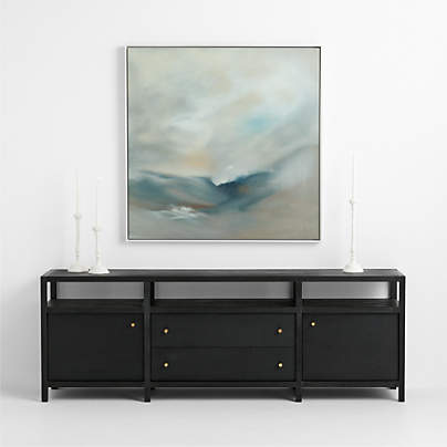 "Ocean Breeze" by Lindsay Browning 48.5" x 48.5" Framed Wall Art Print