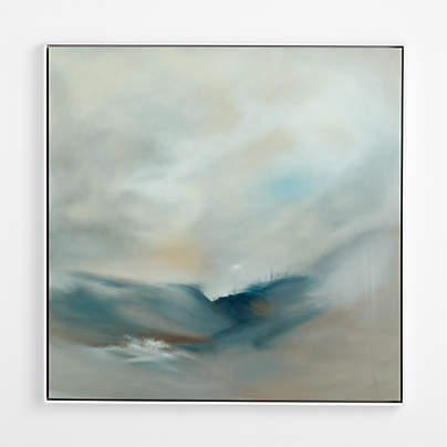 Ocean Breeze by Lindsay Browning 48.5" x 48.5" Framed Wall Art Print