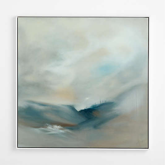 Ocean Breeze by Lindsay Browning 48.5" x 48.5" Framed Wall Art Print