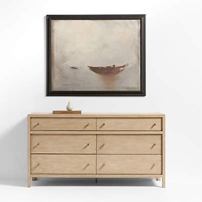 "The Wind Will Take Us" by Lindsay Browning 50"x41" Framed Wall Art Print