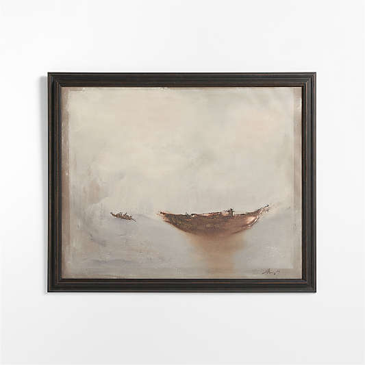 "The Wind Will Take Us" by Lindsay Browning 50"x41" Framed Wall Art Print