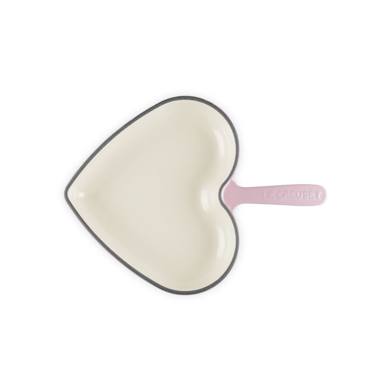 Le Creuset ® Traditional 10.25" Chiffon Pink Enameled Cast Iron Heart Skillet - image 5 of 6